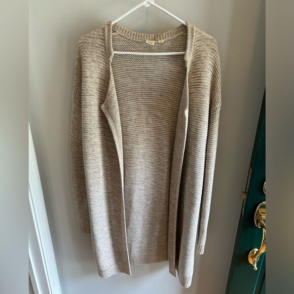 Heavy Knit Open-Front Cardigan GAP thigh-Length/tunic - Picture 1 of 7